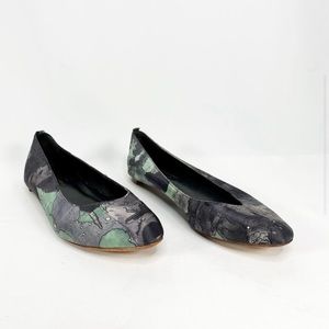 RACHEL COMEY Abstract Graphic Purple Green Flats